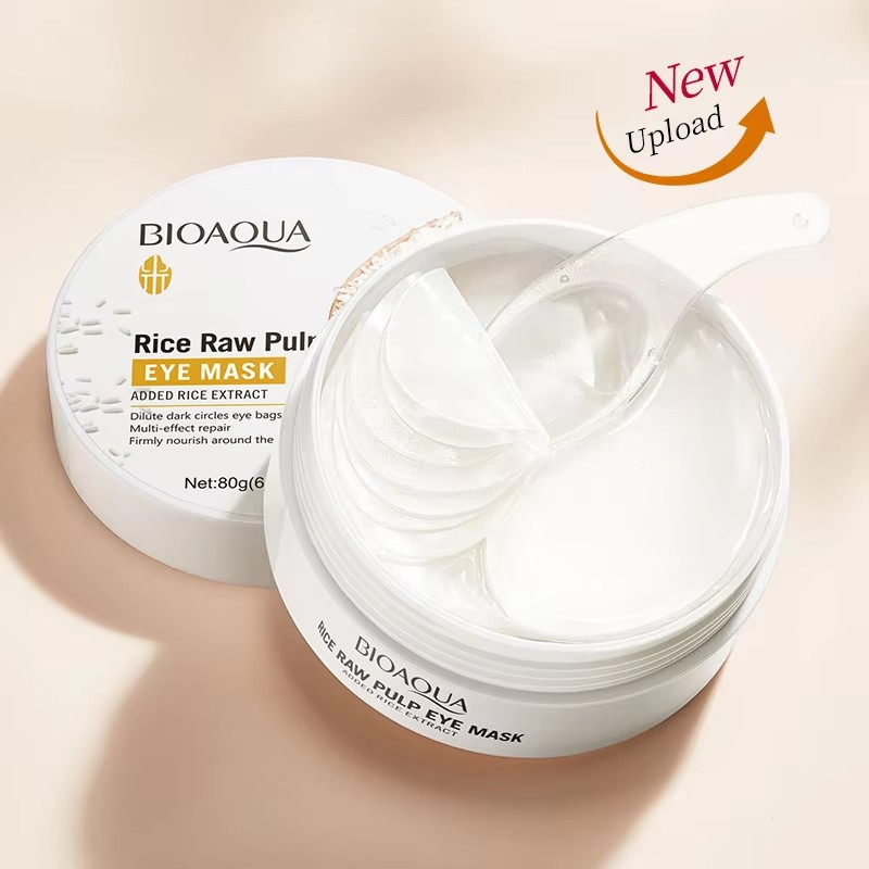 60 Pieces of Bioaqua Rice Eye  - Collagen Under Eye Patches 评论和价格