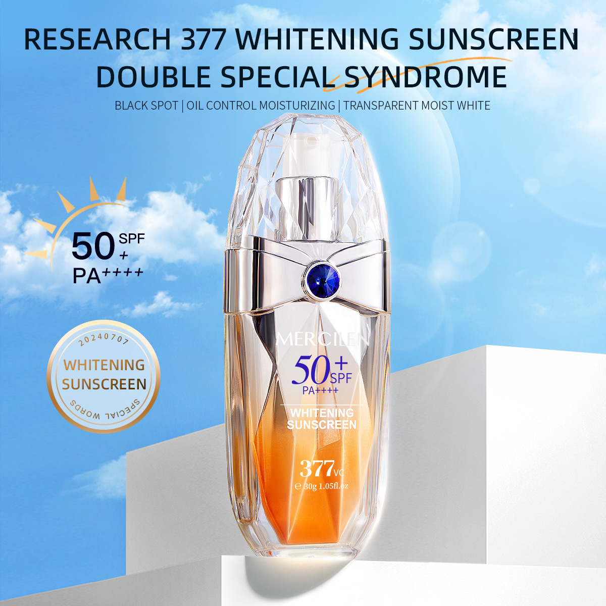 Mercilen Sunscreen 30g, Spf50+ - Spf 50 Waterproof Sunscreen 评论和价格