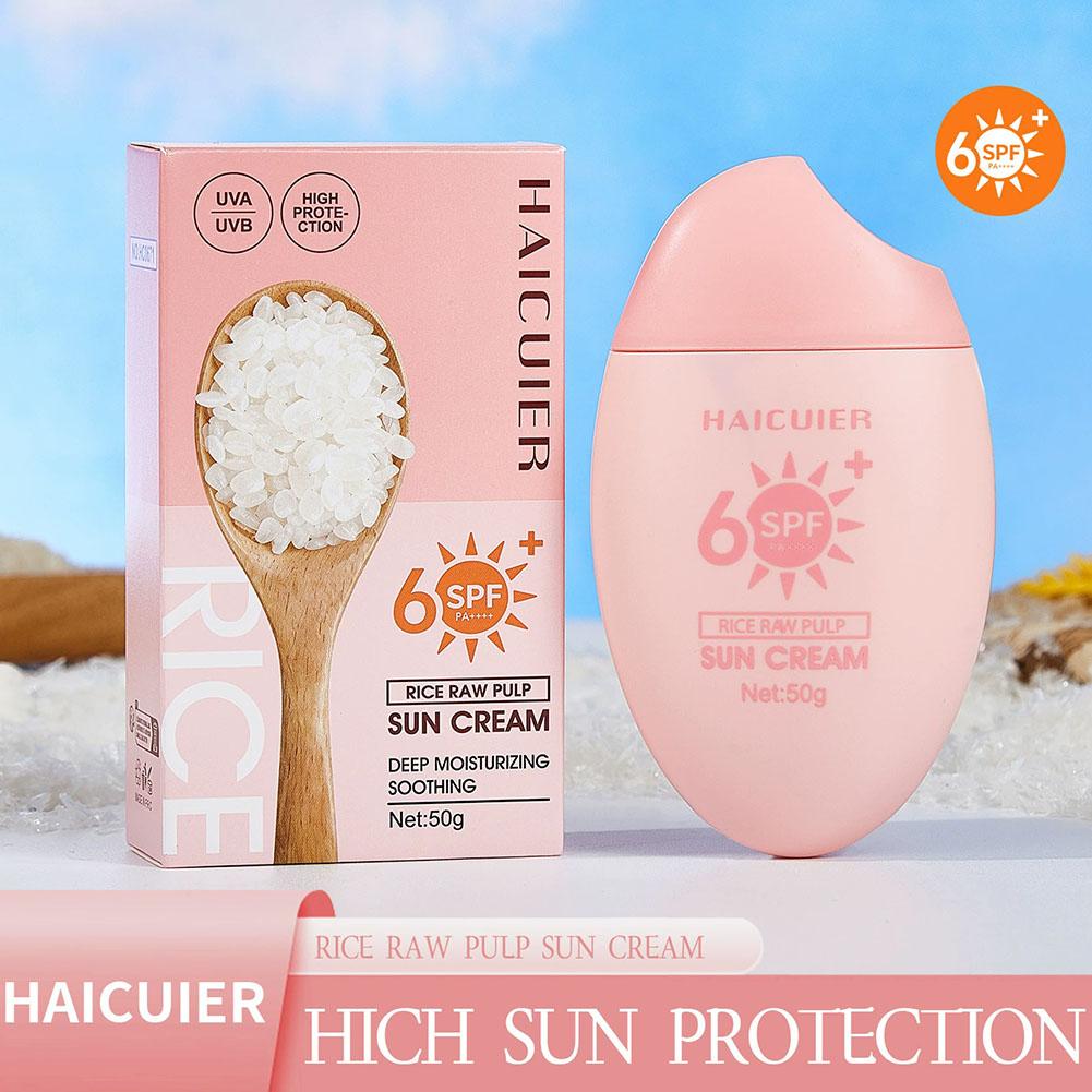 SPF50+ Sunscreen Rice Raw Pulp - Spf 50 Waterproof Sunscreen 评论和价格