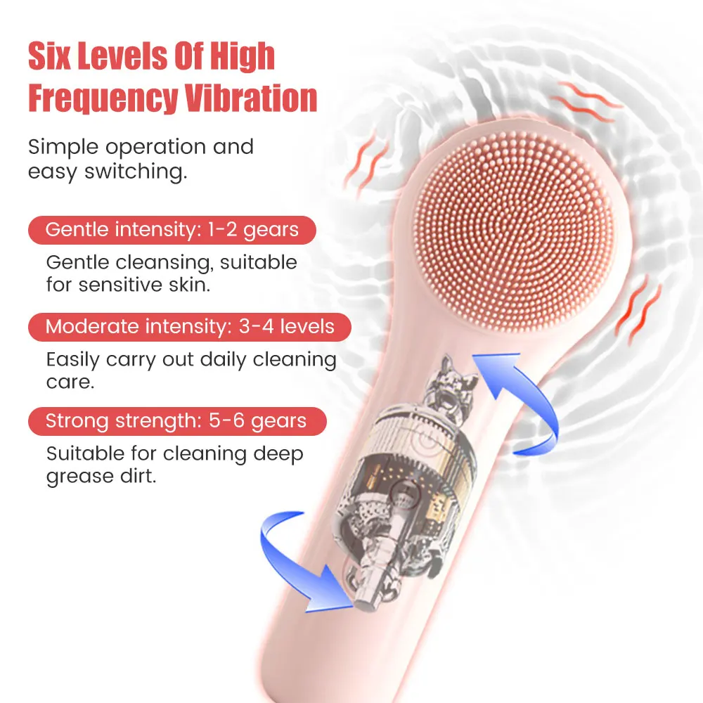 Sonic Silicone Facial Brush Cl - Silicone Face Scrubber Electric 评论和价格