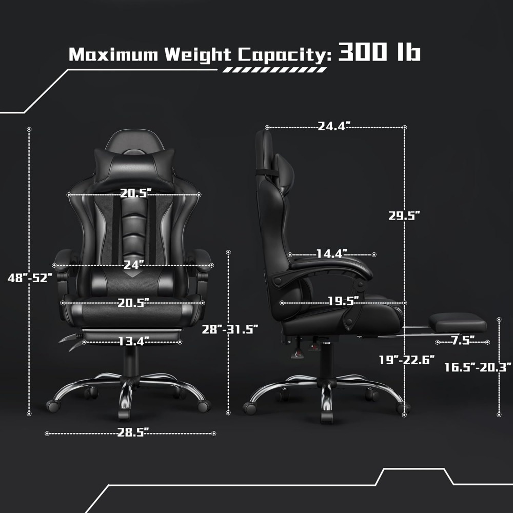Comfortable PU Leather Gaming  - Massage 评论和价格