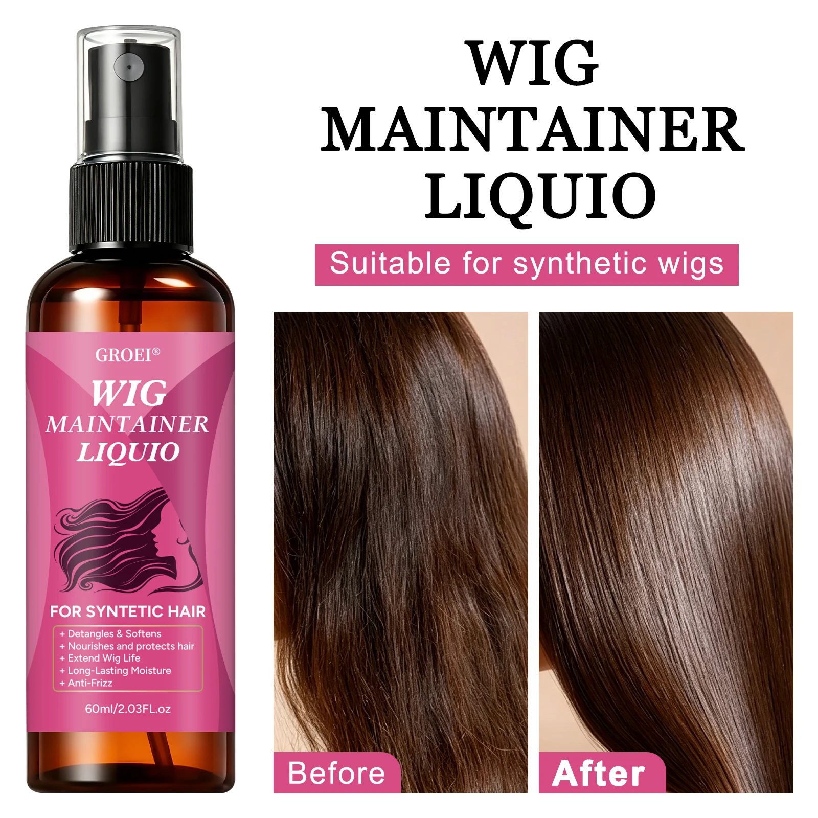 GROEI Anti‑Frizz Wig Maintaine - Hair Care 评论和价格
