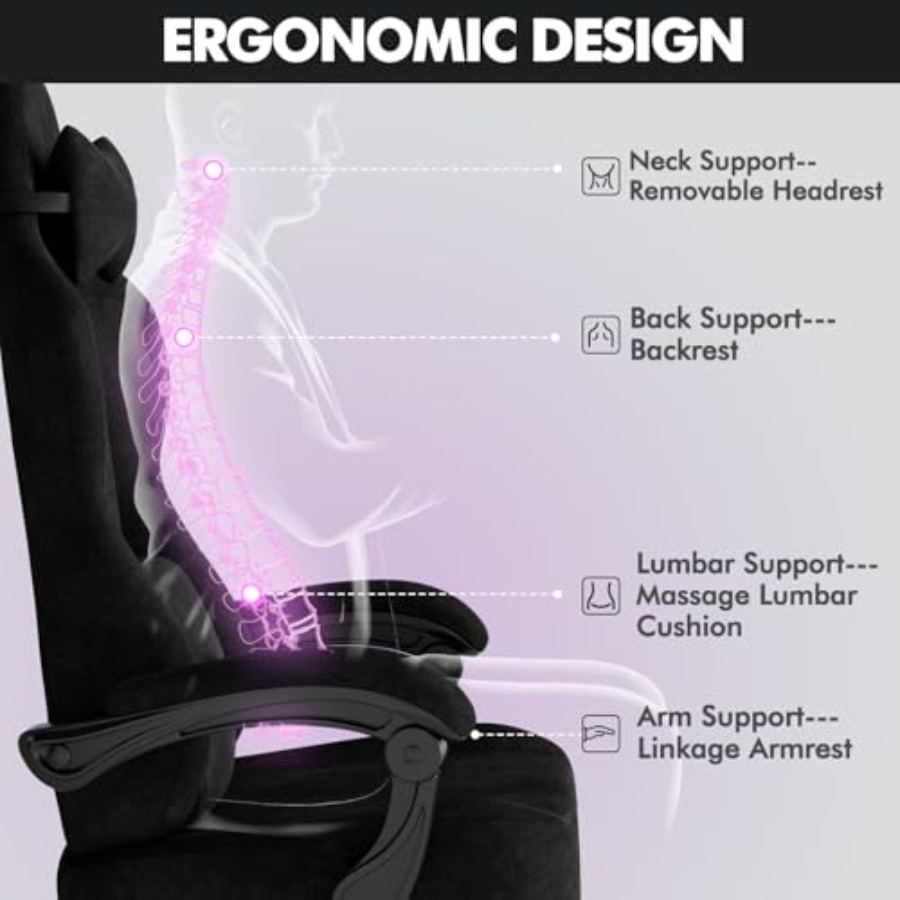 Gaming Chairs for Video Gamers - Massage 评论和价格