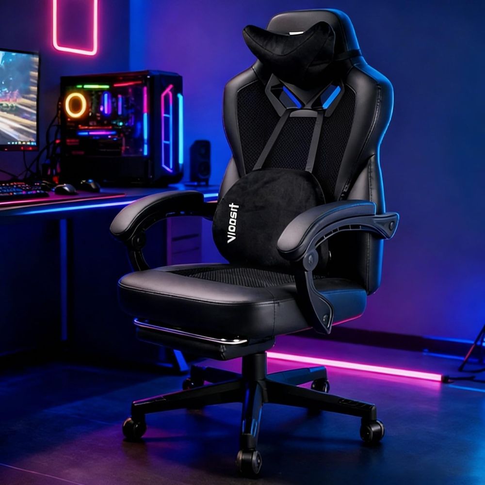 Gaming Chair PRO, Ergonomic Ga - Massage 评论和价格
