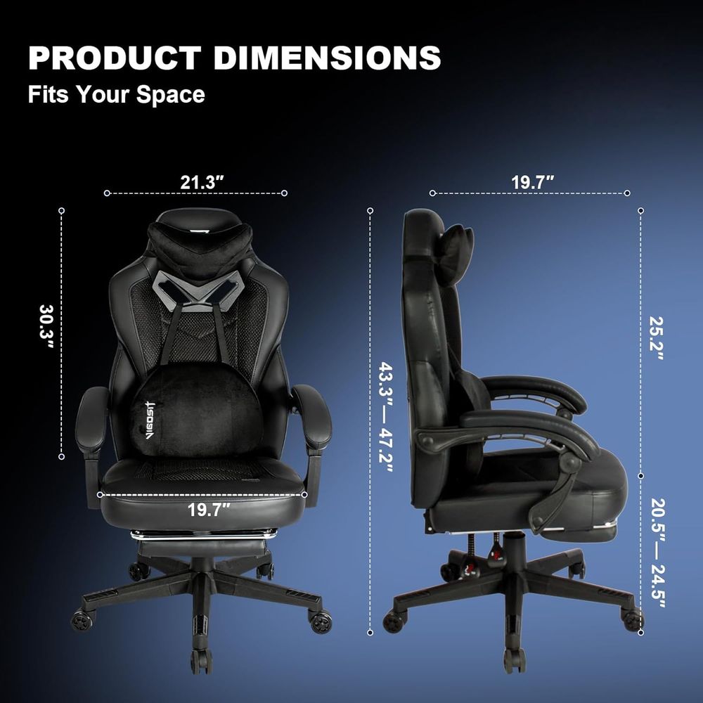 Gaming Chair PRO, Ergonomic Ga - Massage 评论和价格