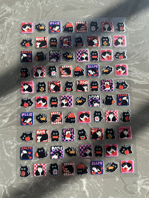 Mini Pvc Kawaii Pattern Poster - Nail Art 评论和价格