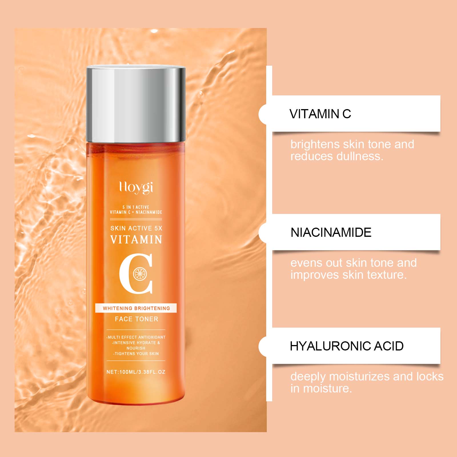 Vitamin C Hydrating Toner Mois - Niacinamide Pore Shrinking Essence 评论和价格