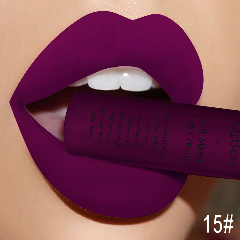 QIBEST Sexy Velvet Matte Lip G - Matte Velvet Lip Tint Long Lasting 评论和价格