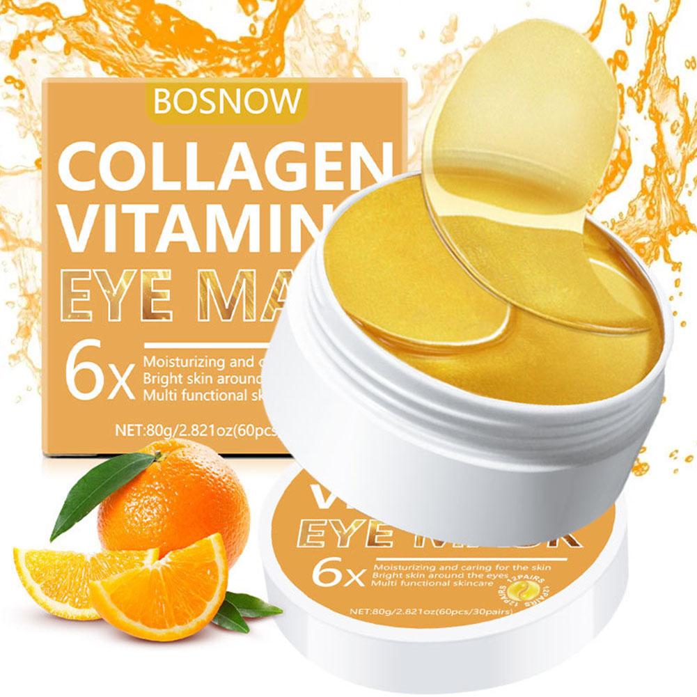 Collagen Vitamin Eye Mask 60pc - Collagen Under Eye Patches 评论和价格