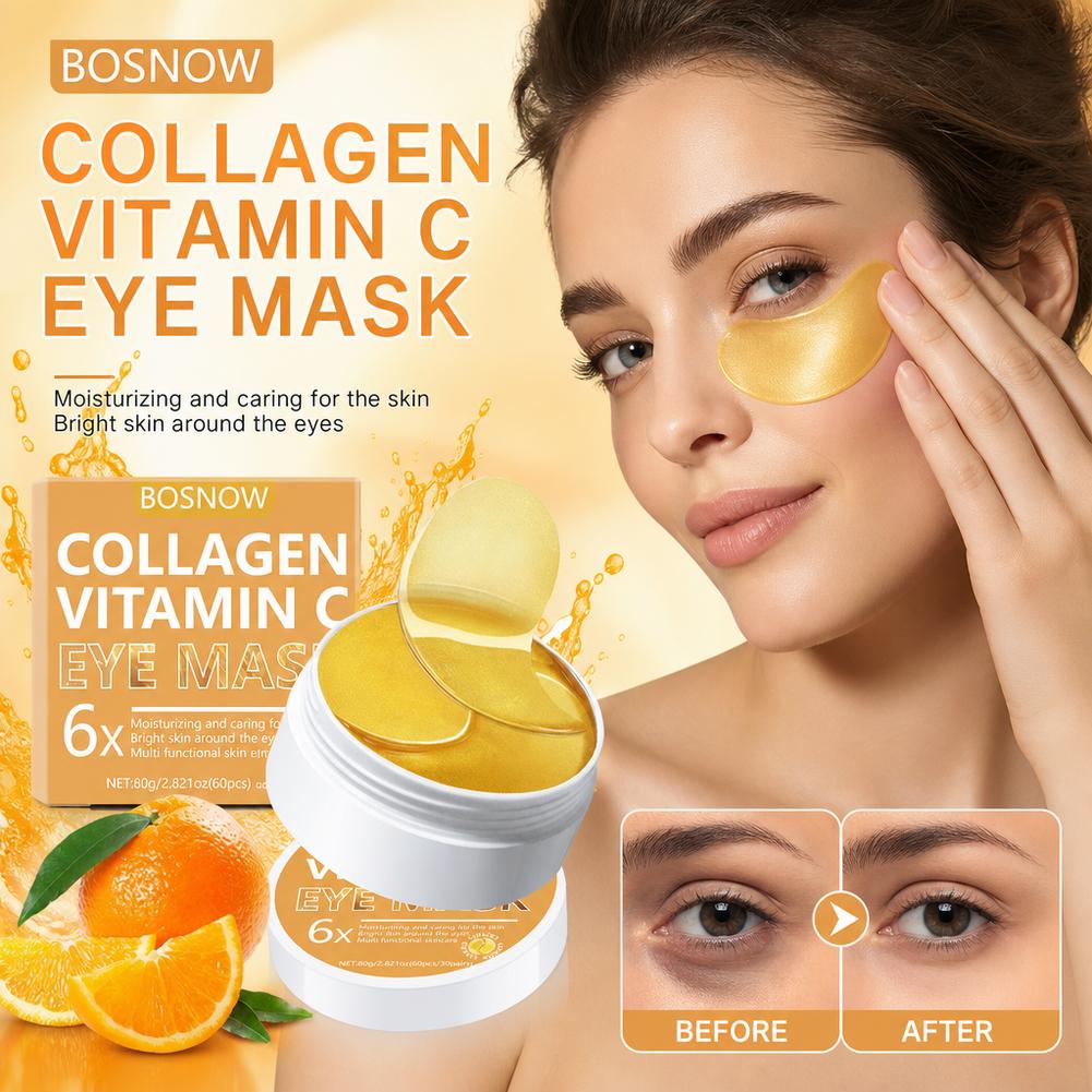 Collagen Vitamin Eye Mask 60pc - Collagen Under Eye Patches 评论和价格