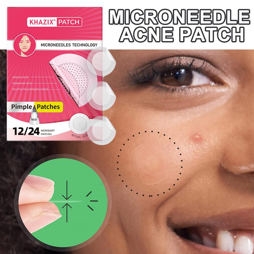 12/24PCS Micro Needle Pimple P - Hydrocolloid Pimple Patch 评论和价格