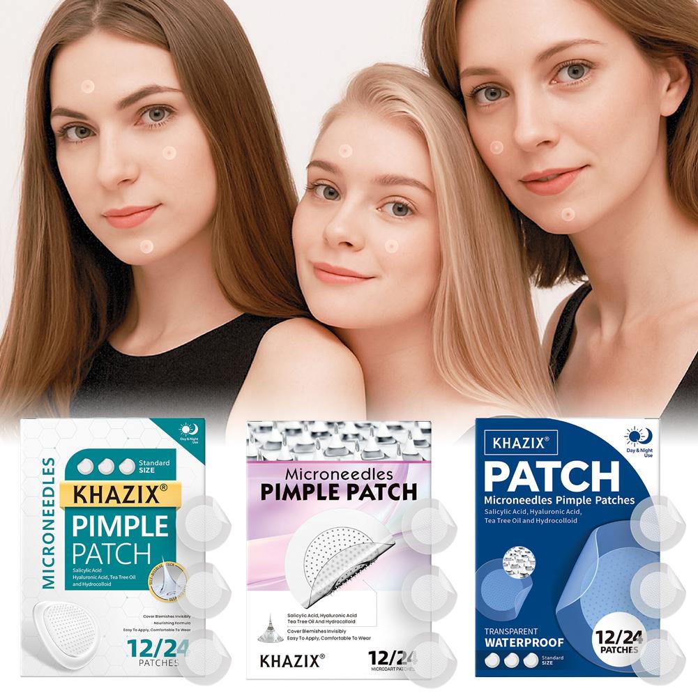 12/24PCS Micro Needle Pimple P - Hydrocolloid Pimple Patch 评论和价格