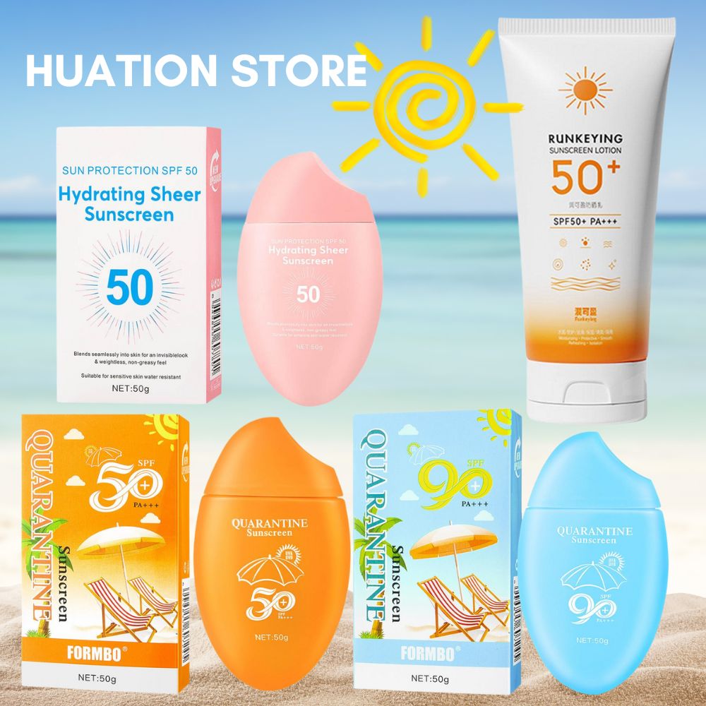 50g Facial Sunscreen SPF50+ So - Spf 50 Waterproof Sunscreen 评论和价格