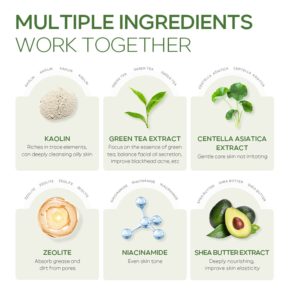 QUIYUM Matcha Green Tea Mud Ma - Green Tea Cleansing Clay Mask 评论和价格