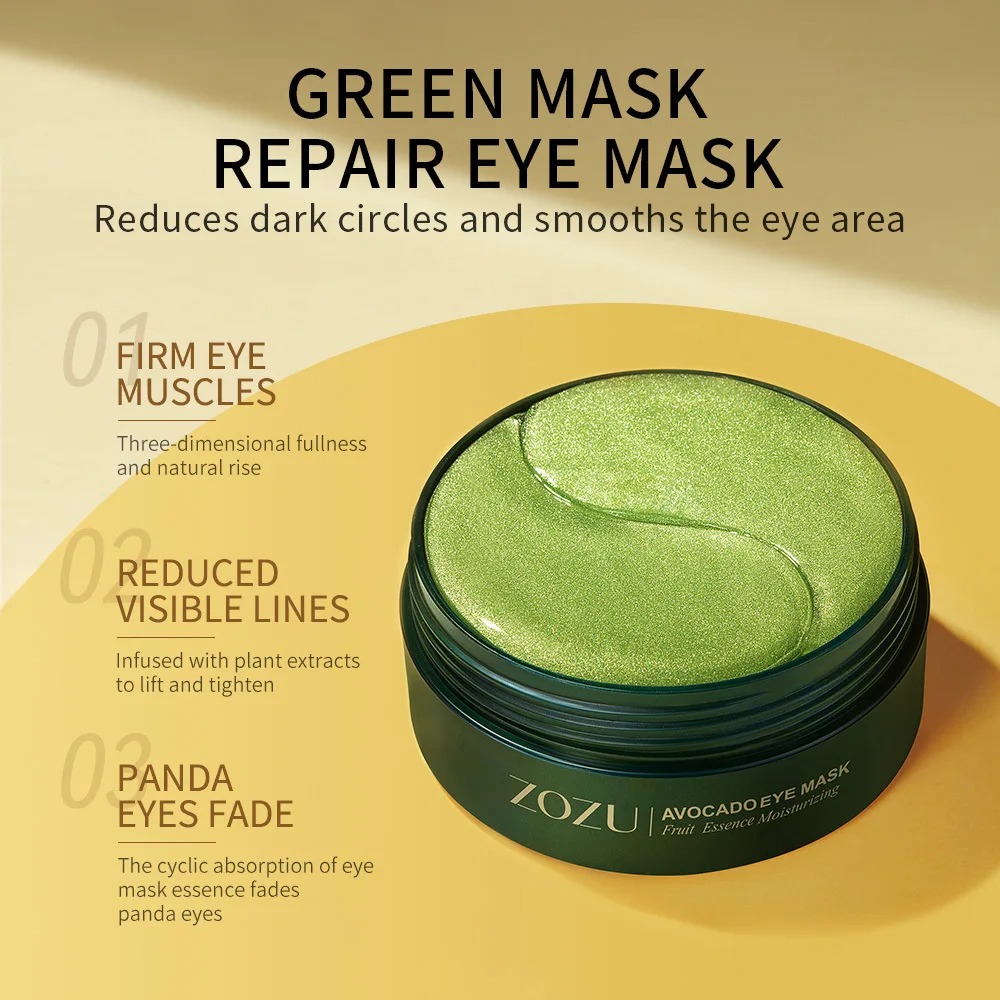 120pcs Avocado Golden Collagen - Collagen Under Eye Patches 评论和价格