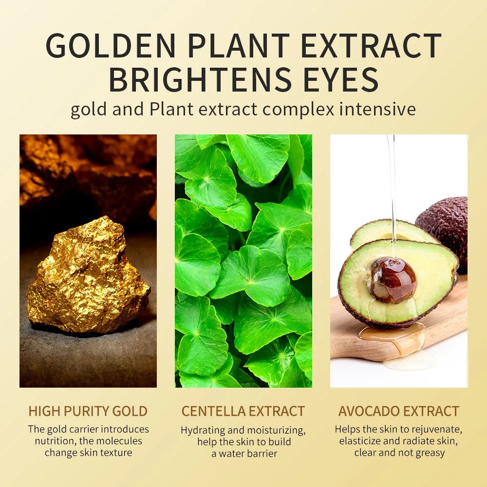 120pcs Avocado Golden Collagen - Collagen Under Eye Patches 评论和价格