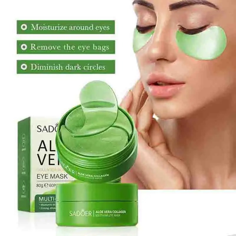 60pcs Aloe Vera Collagen Eye M - Collagen Under Eye Patches 评论和价格