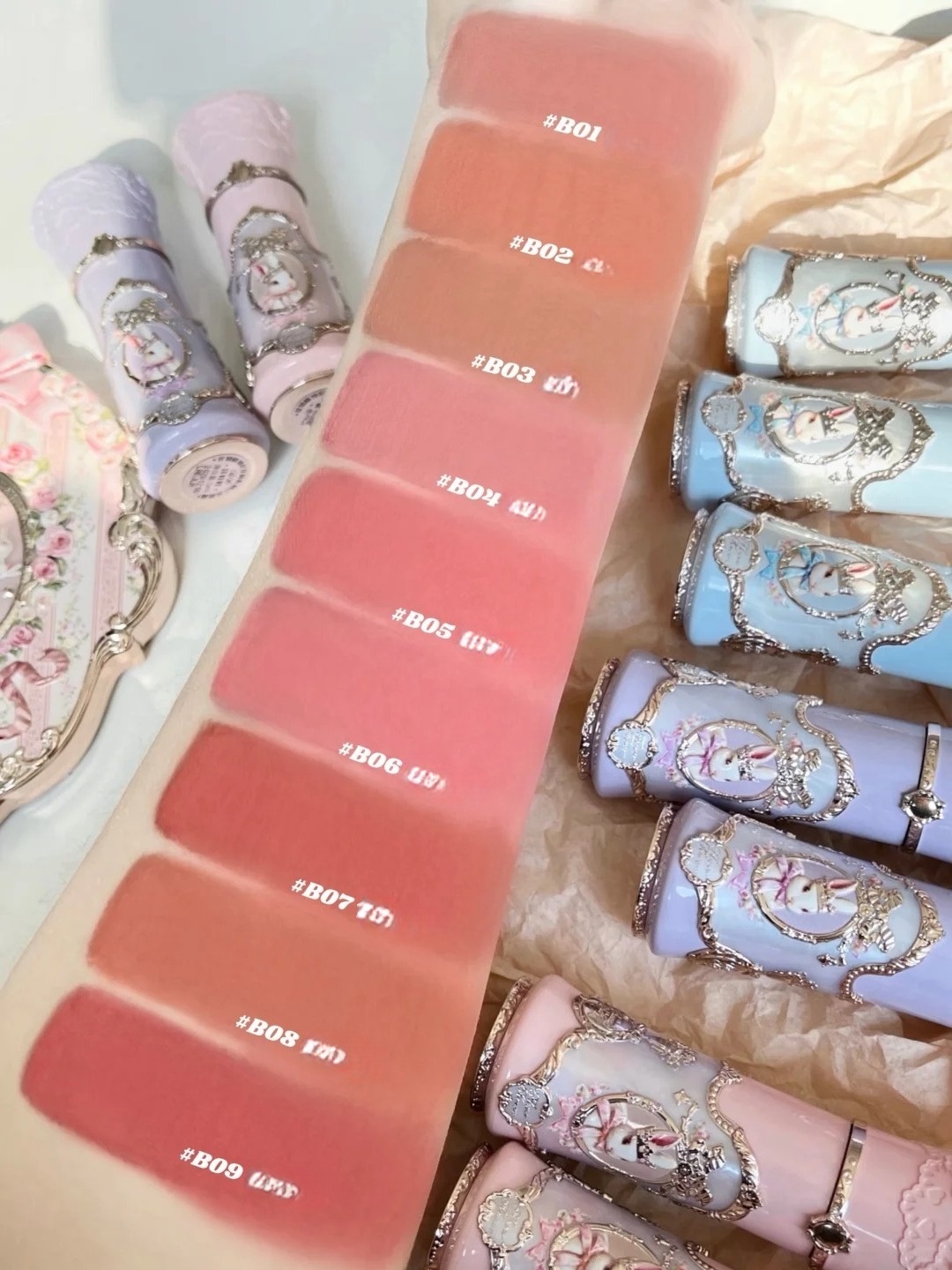 Flower Knows Makeup Bunny Gard - Matte Velvet Lip Tint Long Lasting 评论和价格