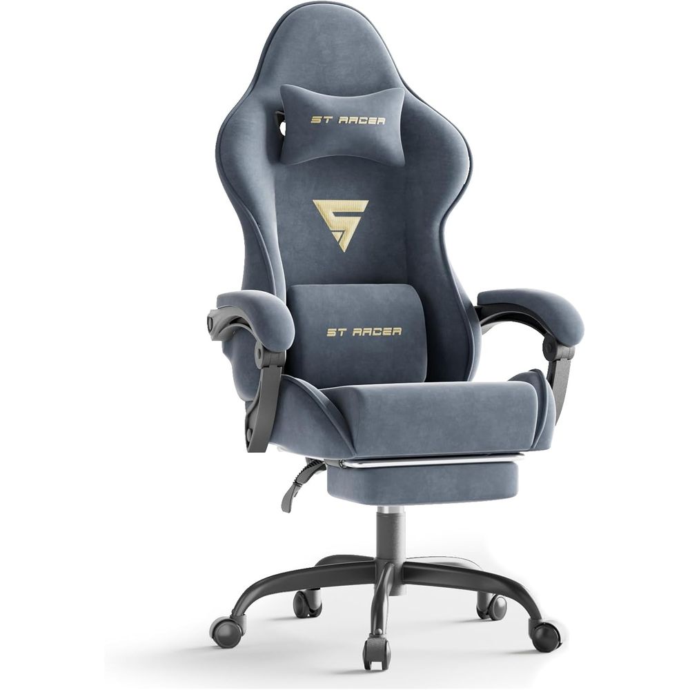Ergonomic Gaming Chair with Fo - Massage 评论和价格