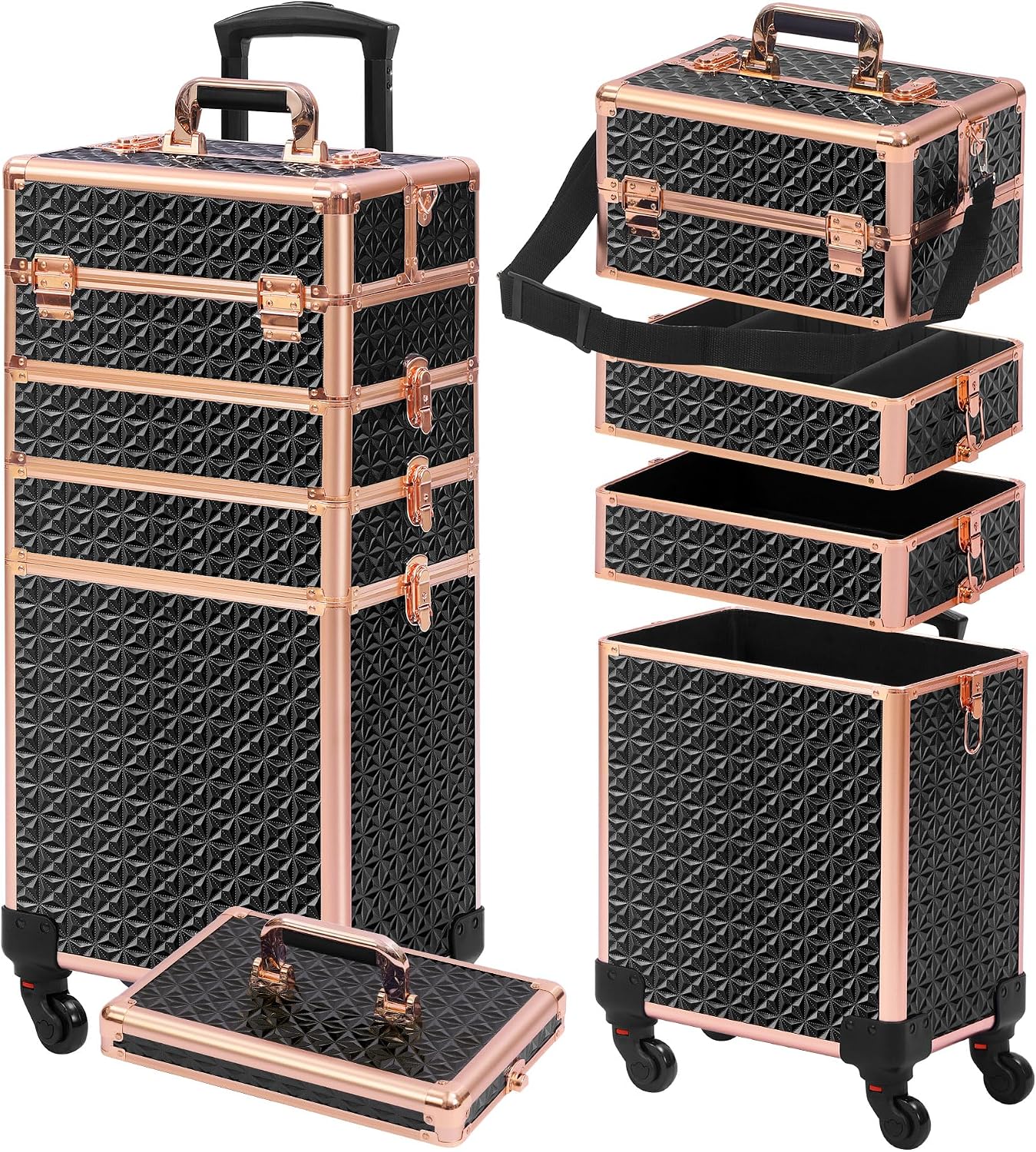 Rolling Makeup Case Makeup Tra - Makeup 评论和价格