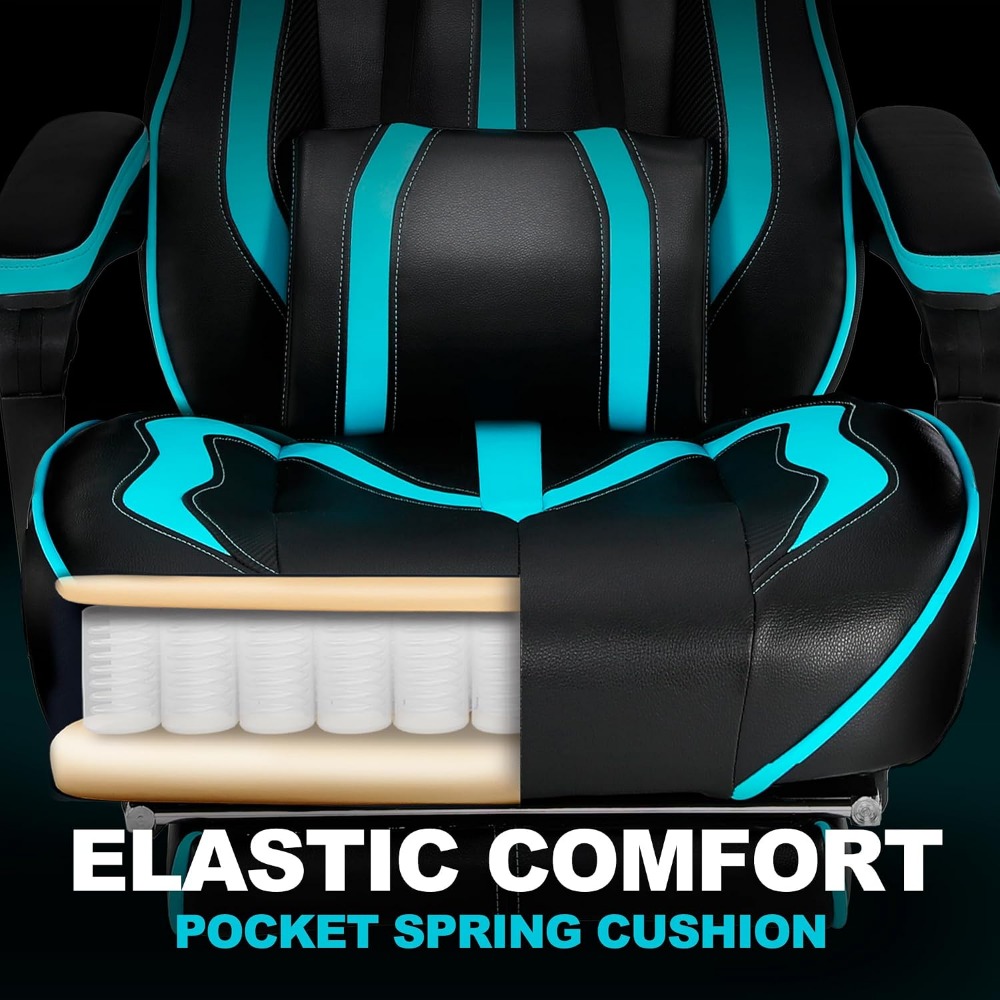 Ergonomic Gaming Chairs with F - Massage 评论和价格