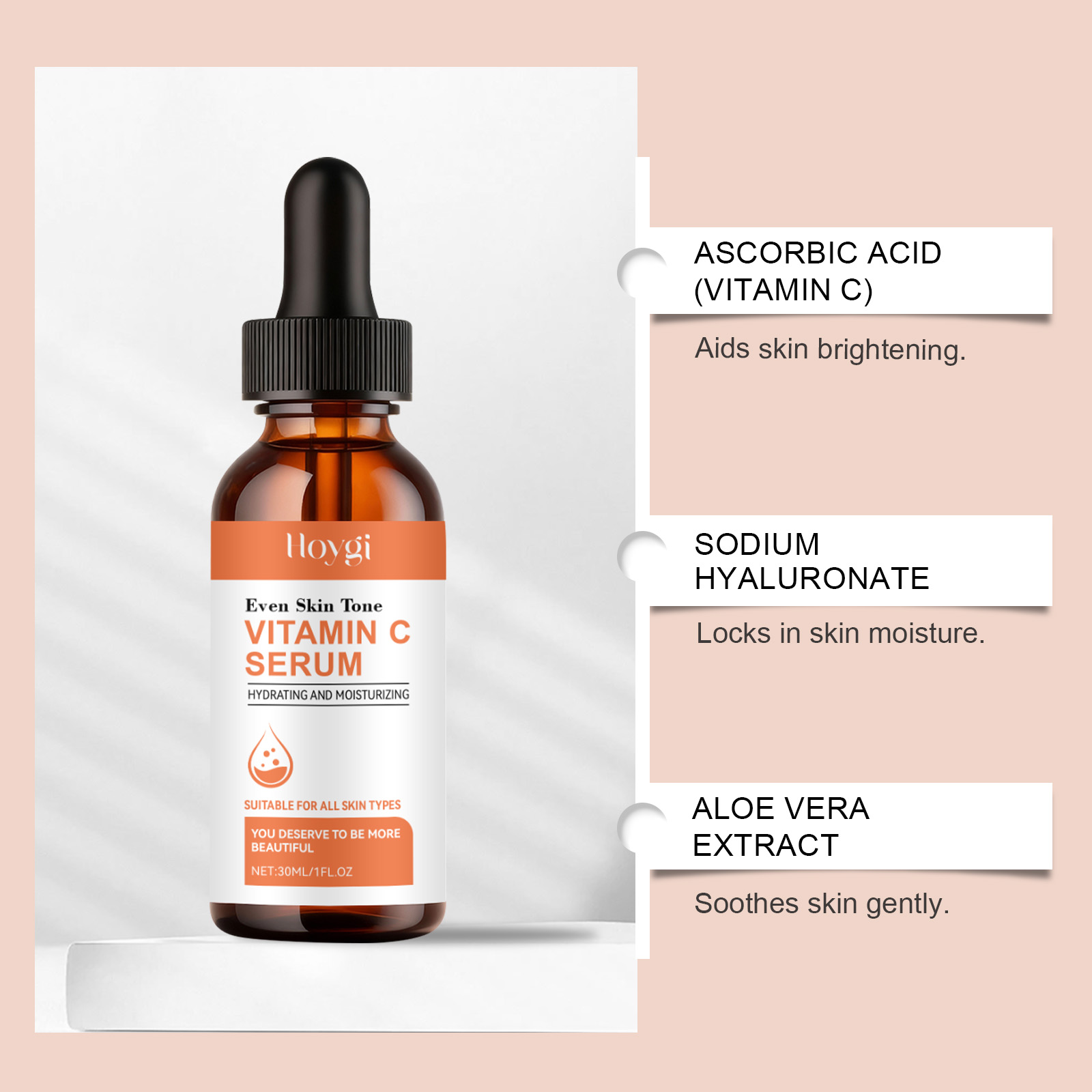 Vitamin C Serum for Face Hyalu - Hyaluronic Acid Facial Serum 评论和价格
