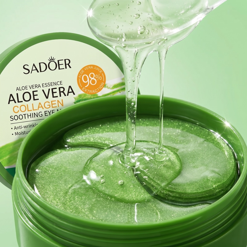 60pcs Aloe Vera Collagen Eye M - Collagen Under Eye Patches 评论和价格