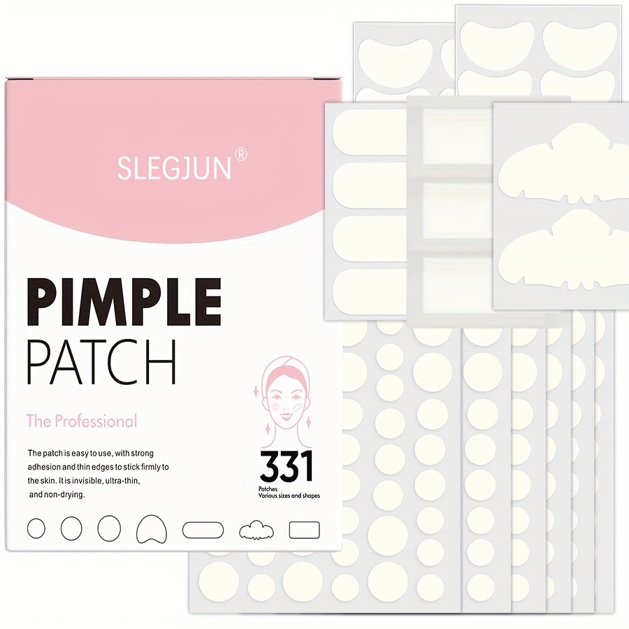 Large Pimple Patches for Face, - Hydrocolloid Pimple Patch 评论和价格
